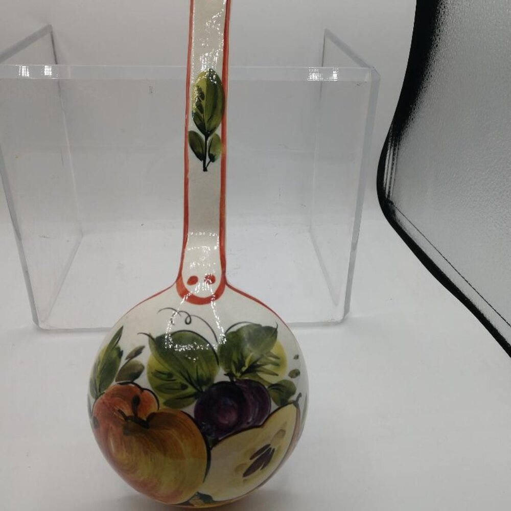A.B.C. Bassano Made in Italy Spoon Ladle Fruit Design - Vintage